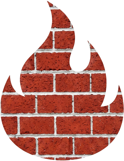 Built It Twice brick flame mark